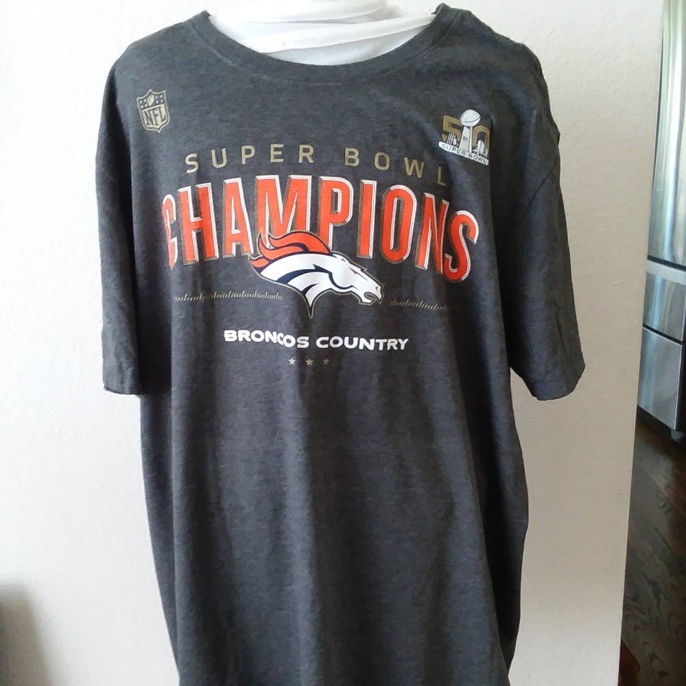 Adult Nike Denver Broncos Superbowl 50 T-Shirt XL